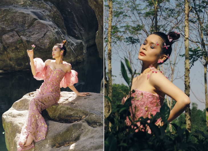 Die Sängerin Doan Thuy Trang stellt mit der Veröffentlichung von neun MVs in zehn Tagen einen Rekord auf - ảnh 1