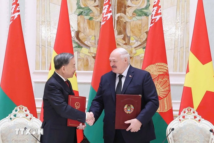 Vietnam und Belarus nehmen die strategische Partnerschaft auf - ảnh 1