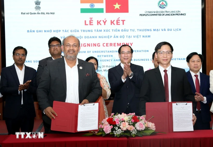 Investitionen indischer Unternehmen in die Wirtschaftszone am Grenzübergang Lang Son anziehen - ảnh 1