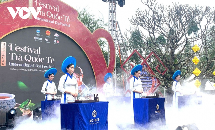 Eröffnungszeremonie des Internationalen Teefestivals von Hue 2025 - ảnh 1