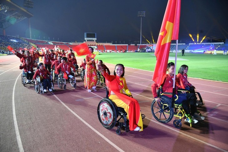 Das vietnamesische Team belegt bei den 13. ASEAN Para Games den 5. Platz in der Gesamtwertung - ảnh 1