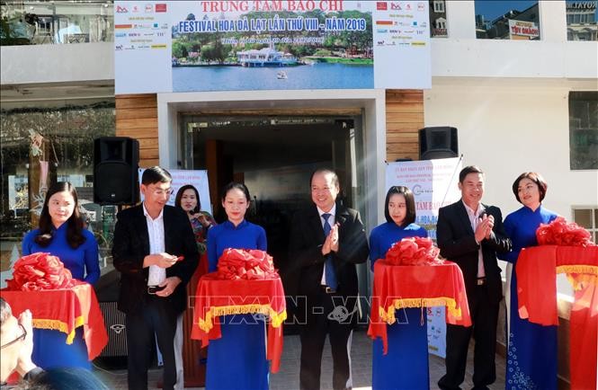 달랏 꽃 축제를 위한 프레스센터 개장 - ảnh 1