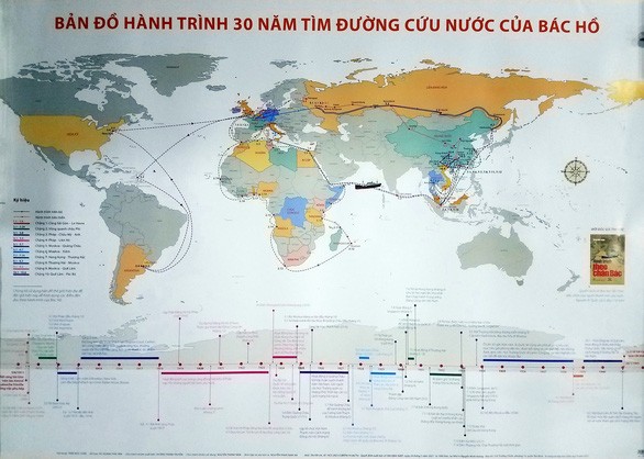 ‘호찌민 주석 구국 노정 30년 지도’ 첫 출판 - ảnh 1