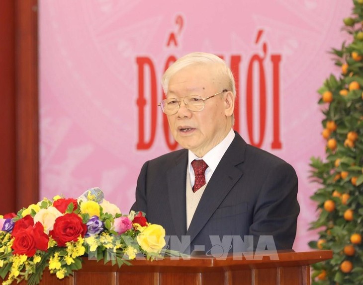 응우옌 푸 쫑 서기장, ‘전국이 뜻을 모여 더욱 강력‧번영‧문명‧행복한 베트남 건설 결심’ - ảnh 1