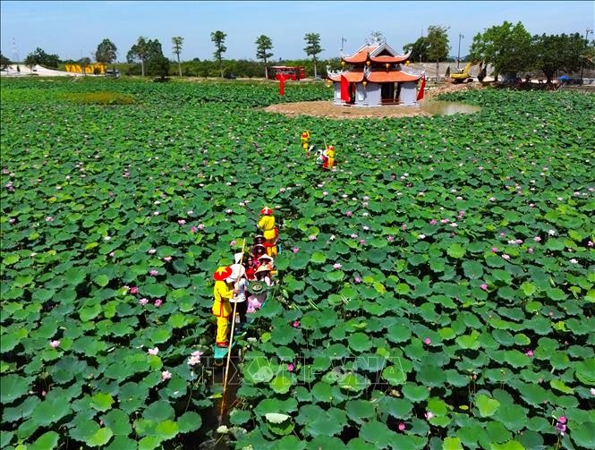 하이즈엉성 ‘끼엡박 연꽃차’ 문화 홍보  - ảnh 2