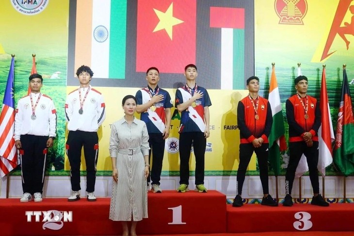 베트남, 2025년 아시아 무에타이 선수권대회서 1등  - ảnh 1