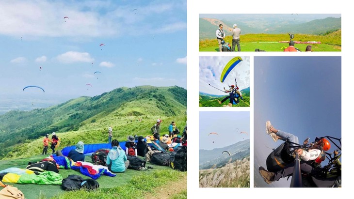 부(Bù) 언덕 패러글라이딩, 700m 상공에서 하노이 감상하기 - ảnh 4