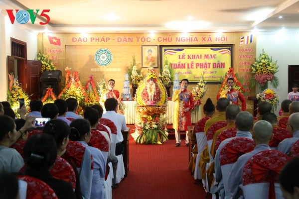 សកម្មភាពអបអរសាទរមហាពិធីបុណ្យវិសាខបូជា-ពុទ្ធសករាជ ២៥៦១ - ảnh 1