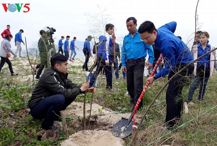 តំបន់ជាច្រើនក្នុងទូទាំងប្រទេសវៀតណាមបំផុសចលនា “បុណ្យ Tet ដាំដើមឈើ ២០១៨” - ảnh 1