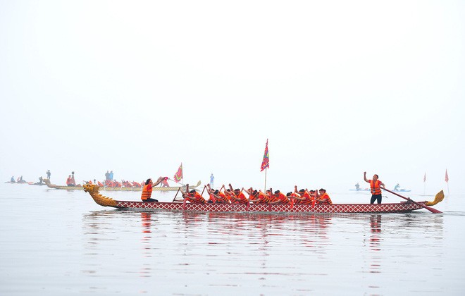 ការប្រឡងចែវទូកនាគបើកទូលាយទីក្រុងហាណូយ ២០១៨ - ảnh 2