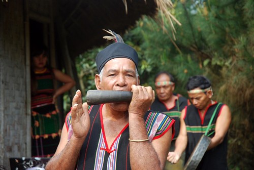 ពិធីសែនក្លោងទ្វារភូមិស្រុករបស់ជនជាតិ M’nong - ảnh 2