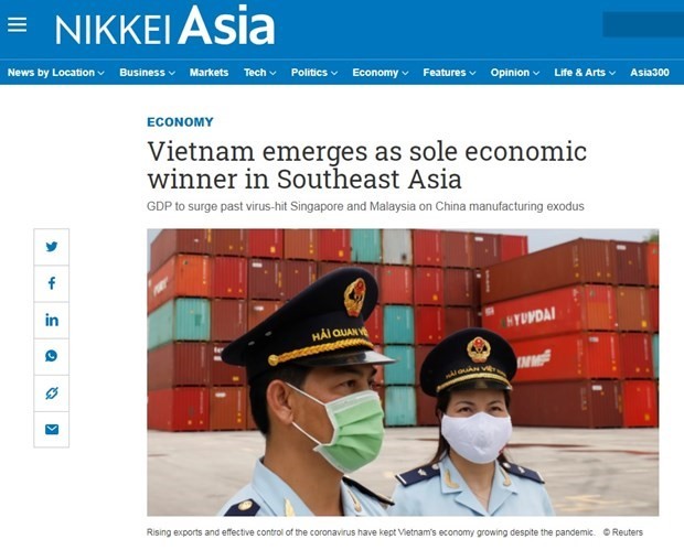 Nikkei Asia ចាត់ទុកវៀតណាមជារឿងជោគជ័យផ្នែកសេដ្ឋកិច្ចតែមួយគត់របស់អាស៊ីអាគ្នេយ៍ក្នុង “យុគសម័យ” នៃកូវីដ-១៩ - ảnh 1