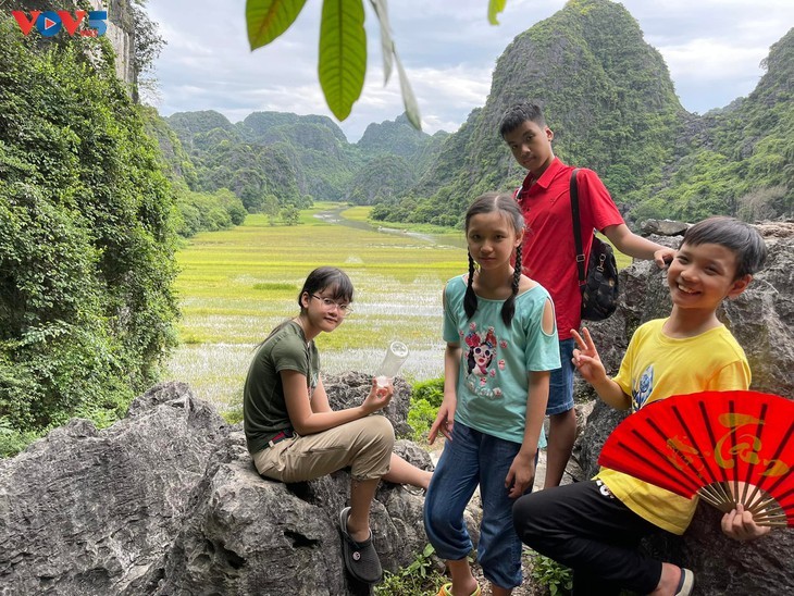 សម្រស់ Tam Coc ក្នុងរដូវស្រូវទុំ - ảnh 7