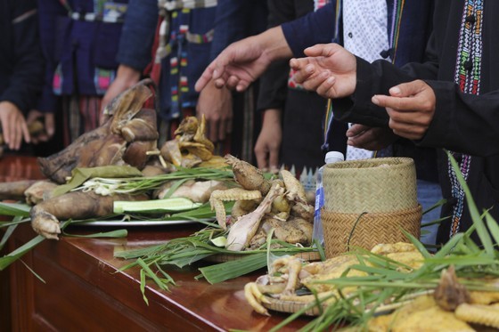 ពិធីបុណ្យអំណរស្រូវថ្មីពោរពេញទៅដោយភាពវិសេសវិសាលរបស់ជនរួមជាតិ Van Kieu នៅខេត្ត Quang Tri - ảnh 2