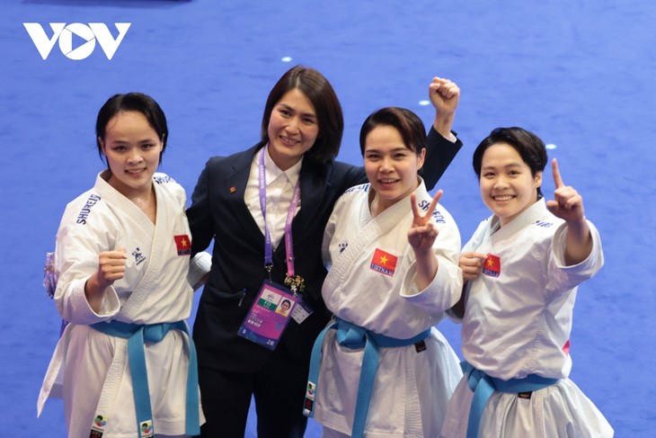 ASIAD ១៩៖ កីឡាវៀតណាមទទួលបានមេដាយមាស៣ មេដាយប្រាក់៤និងមេដាយសំរឹទ្ធ១៧ - ảnh 1