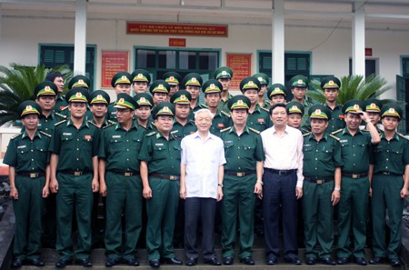 អគ្គលេខាបកស្សកុម្មុយនីស្ត Nguyen Phu Trongទៅ​ទស្សនា​និងបំពេញការងារនៅខេត្តNghe An - ảnh 1