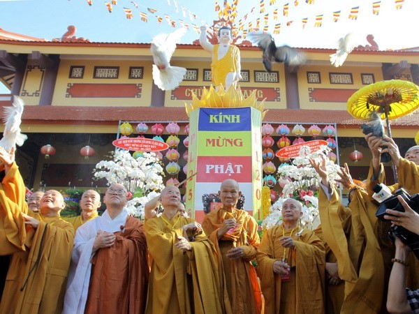 Vesak ២០១៤៖ឱកាសជំរុញសាមគ្គីភាពរវាងពុទ្ធសាសនាវៀតណាមជាមួយពុទ្ធសាសនាបណ្ដាប្រទេស - ảnh 1