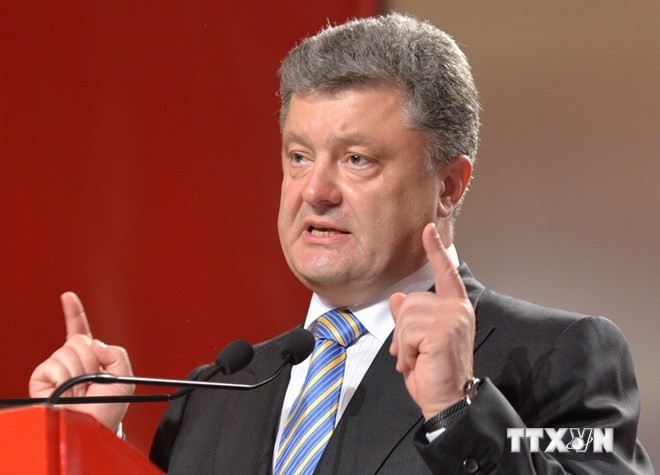 លោក Petro Poroshenko ដណ្តើមបានជ័យជំនះក្នុងការបោះឆ្នោតប្រធានាធិបតីនៅអ៊ុយក្រែន - ảnh 1