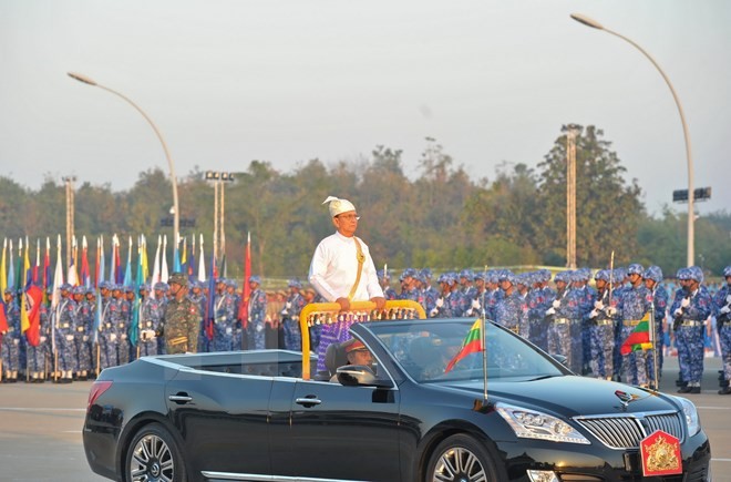 ពិធីជប់លៀងរំលឹកខួបអនុស្សារវរីយ៍ទិវាឯករាជ្យរបស់មីយ៉ាន់ម៉ា - ảnh 1