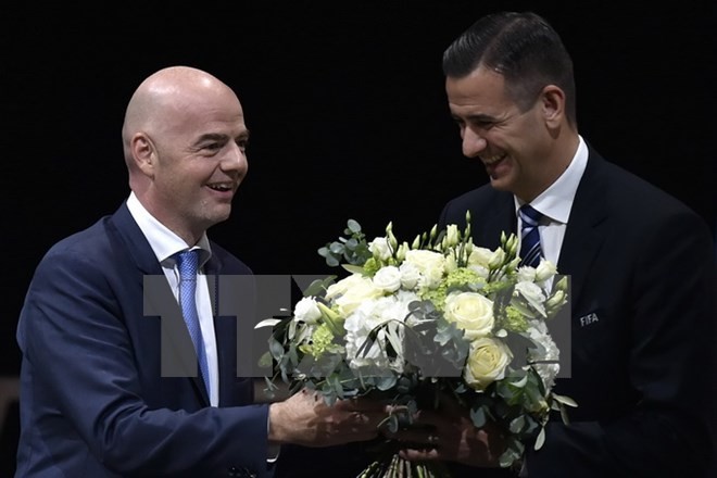 លោក Gianni Infantino ត្រូវបានជ្រើសតាំងធ្វើជាប្រធាន FIFA  - ảnh 1