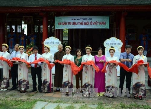 ការតាំងពិព័រណ៌៖បេតិកភ័ណ្ឌឯកសារពិភពលោកនៅវៀតណាម - ảnh 1