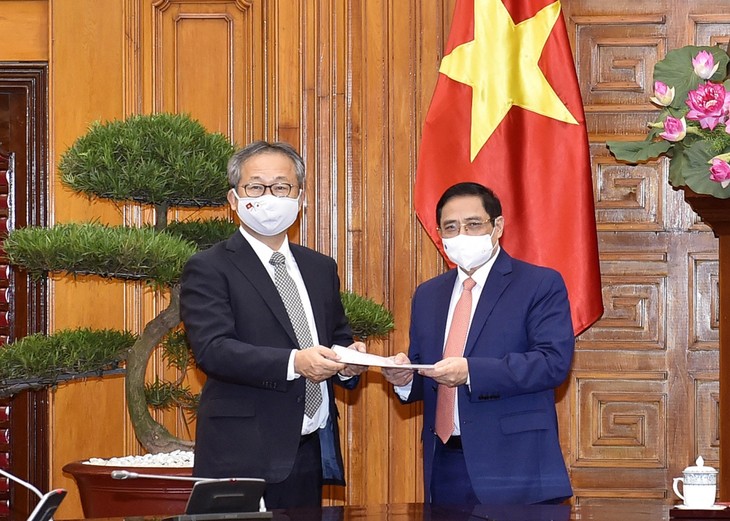 PM Pham Minh Chinh Terima Dubes Jepang di Vietnam, Yamada Takio - ảnh 1