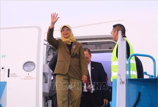 Presiden Singapura, Halimah Yacob Mulai Kunjungan Kenegaraan di Vietnam - ảnh 1