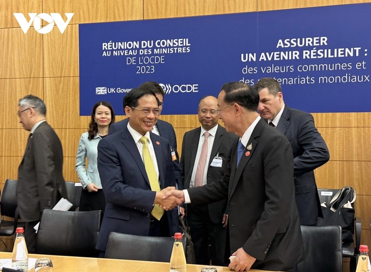 Menlu Vietnam, Bui Thanh Son Hadiri Konferensi Dewan Menteri OECD - ảnh 1