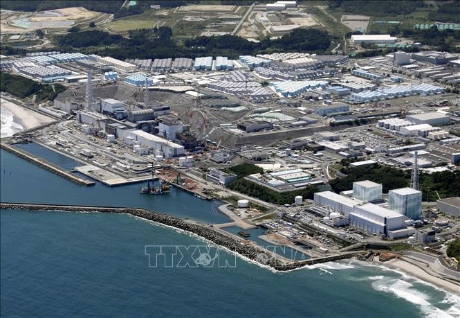 Jepang Memulai Gelombang Pembuangan Air Limbah yang Kedua dari Pabrik Pembangkit Listrik Tenaga Nuklir Fukushima - ảnh 1