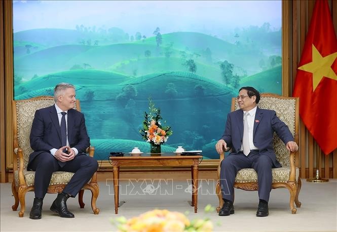 PM Vietnam, Pham Minh Chinh Menerima Sekjen OECD, Mathias Cormann - ảnh 1