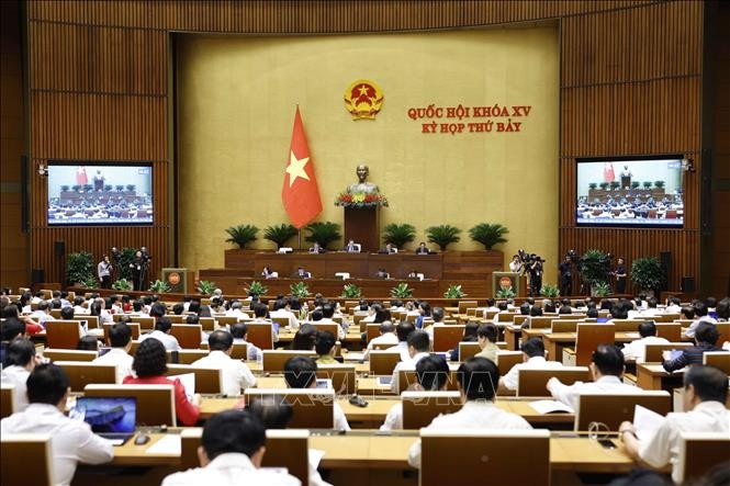 Pekan Kerja ke-4 Persidangan ke-7 MN Vietnam Angkatan XV: Fokus pada Pekerjaan Legislasi - ảnh 1