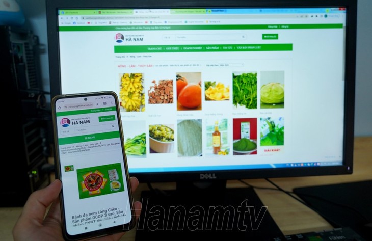 Provinsi Ha Nam Mendorong Pengembangan  Ekonomi Digital di Bidang Pertanian - ảnh 2