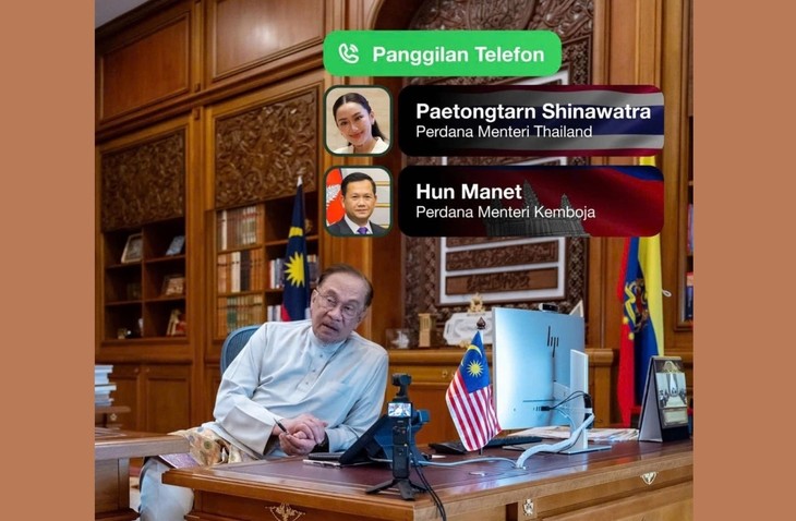 Ketegangan Perbatasan Thailand-Kamboja: ASEAN Ikut Selesaikannya, Thailand Lakukan Latihan Evakuasi - ảnh 1