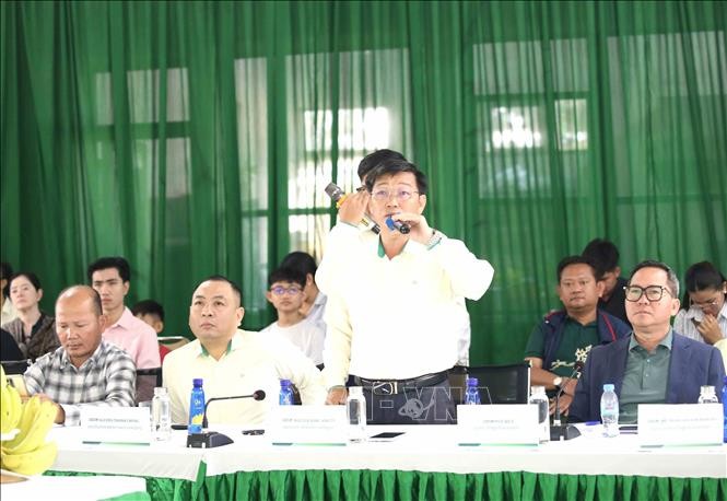 Badan Usaha Vietnam Memperhebat Investasi pada Pertanian Teknologi Tinggi di Kamboja - ảnh 1