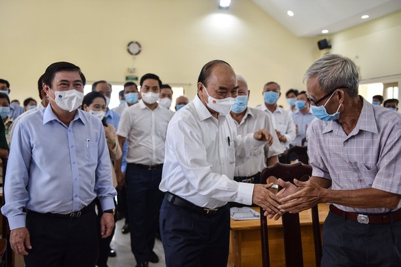 Presiden dan Calon Anggota Majelis Nasional Bertemu Para Pemilih dan Lakukan Kampanye Pemilihan di Kota Ho Chi Minh - ảnh 1