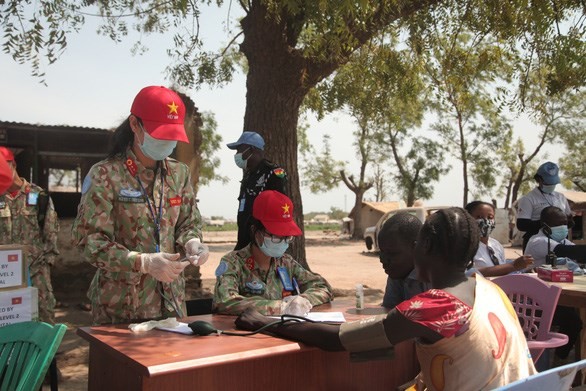 Dokter Baret Hijau Vietnam di Sudan Selatan Kirim Pesan tentang Perlindungan Lingkungan - ảnh 1