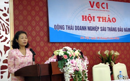 Conference on production and trade conditions in 2014’s first half - ảnh 1