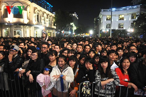 Fireworks kick off First Night in Vietnam - ảnh 14