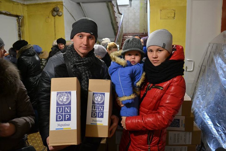 UN delivers humanitarian aid to Ukraine - ảnh 1