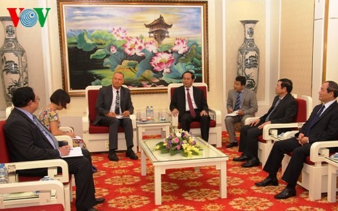 Public security Minister Tran Dai Quang receives Swiss Ambassador - ảnh 1