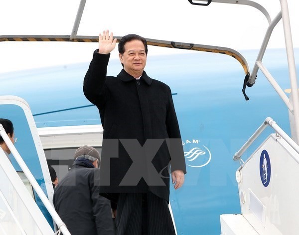 Prime Minister arrives in Brussels for visit to Belgium, EU - ảnh 1