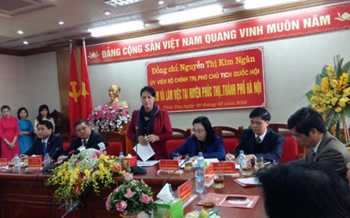 Hanoi’s Phuc Tho district urged to accelerate new rural development - ảnh 1