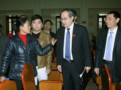 VFF President Nguyen Thien Nhan meets voters in Bac Giang - ảnh 1