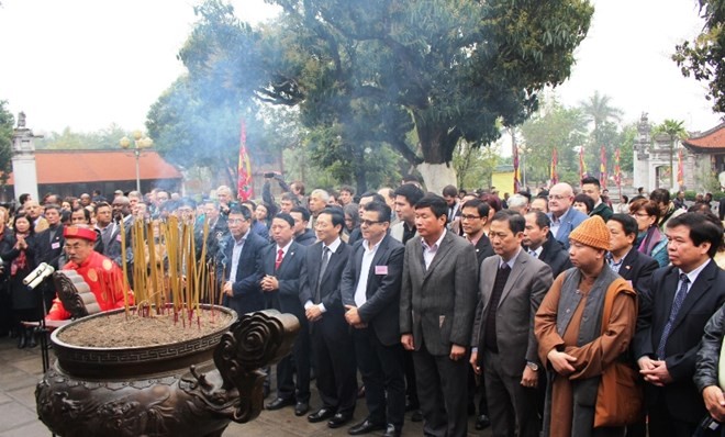 Foreign diplomats go on spring tour in Hanoi - ảnh 1