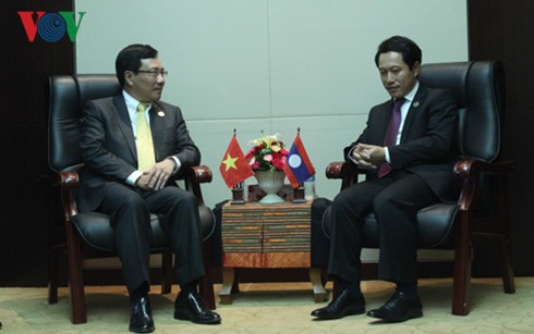 Deputy PM Pham Binh Minh’s activities in Laos - ảnh 1