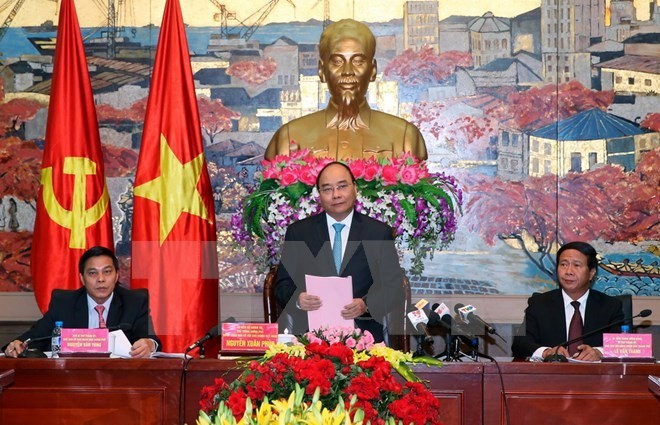 PM Nguyen Xuan Phuc works with Hai Phong authority - ảnh 1