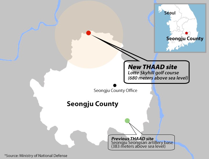 Golf course in Seongju chosen as S. Korea’s new THAAD site - ảnh 1