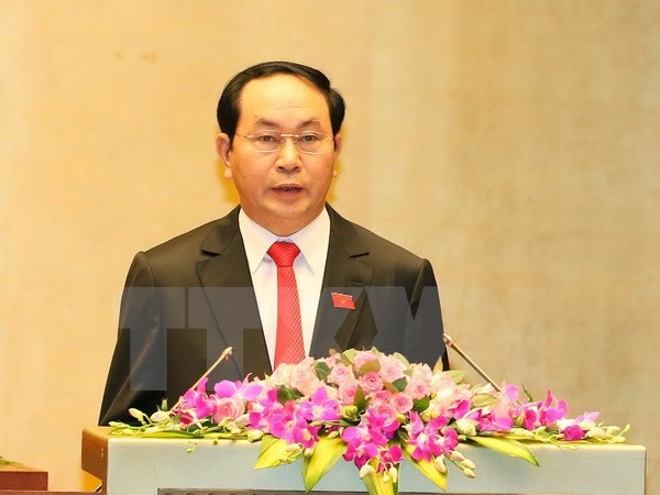 President Tran Dai Quang visits Cuba  - ảnh 1