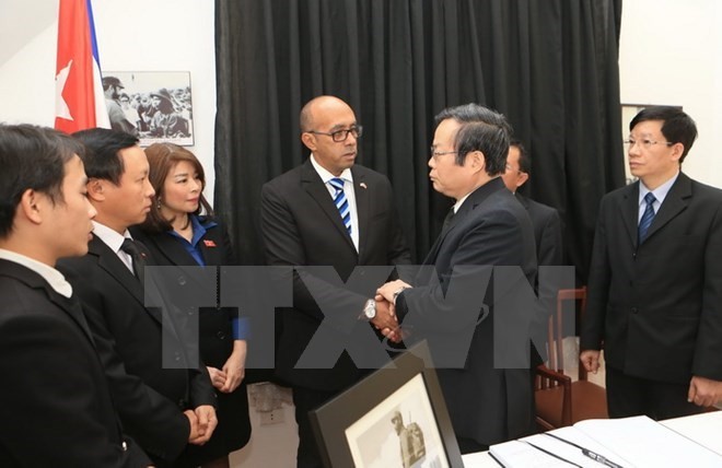 Vietnamese delegations commemorate Cuban leader Fidel Castro - ảnh 1