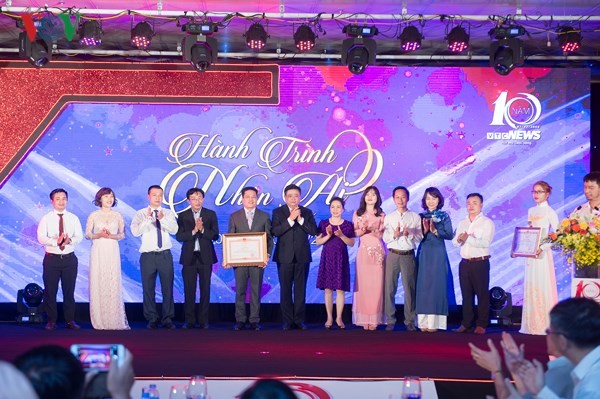 VOV President Nguyen The Ky attends 10th anniversary of VTC news - ảnh 1